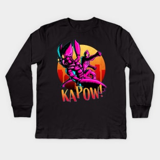 OG Hero Kapow Kids Long Sleeve T-Shirt